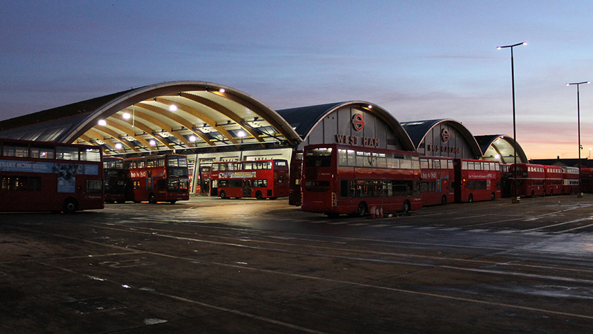 West Ham bus garage goes electric