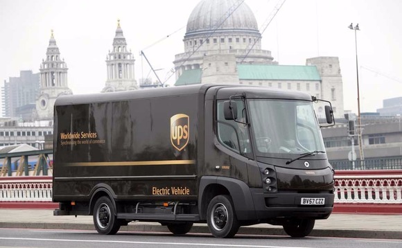 UK Power Networks Services smart charges UPS’s electric vehicles