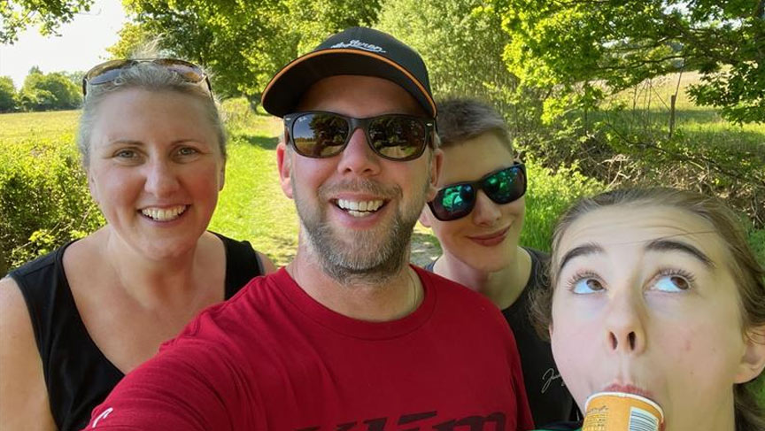 Family to hike Jurassic Coast in Macmillan Cancer Support fundraiser
