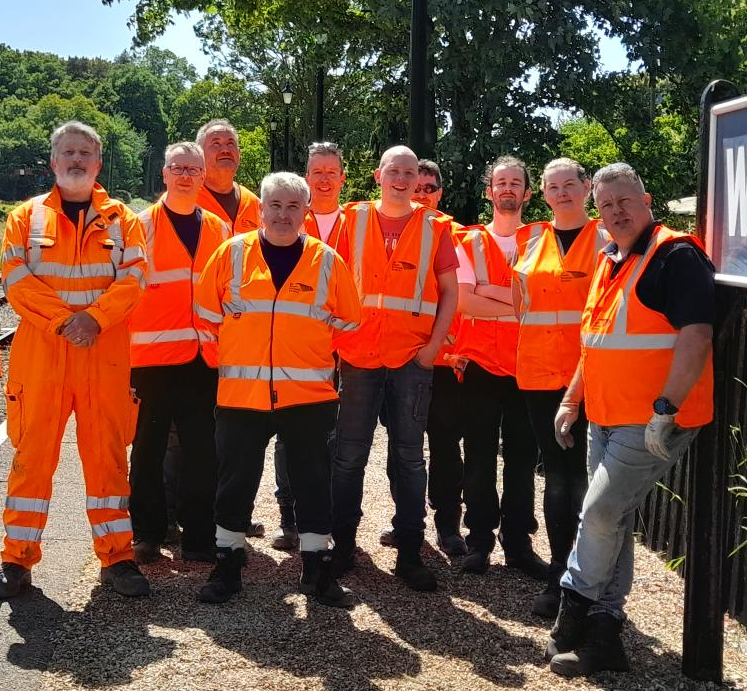 Rail workers fast track station improvements